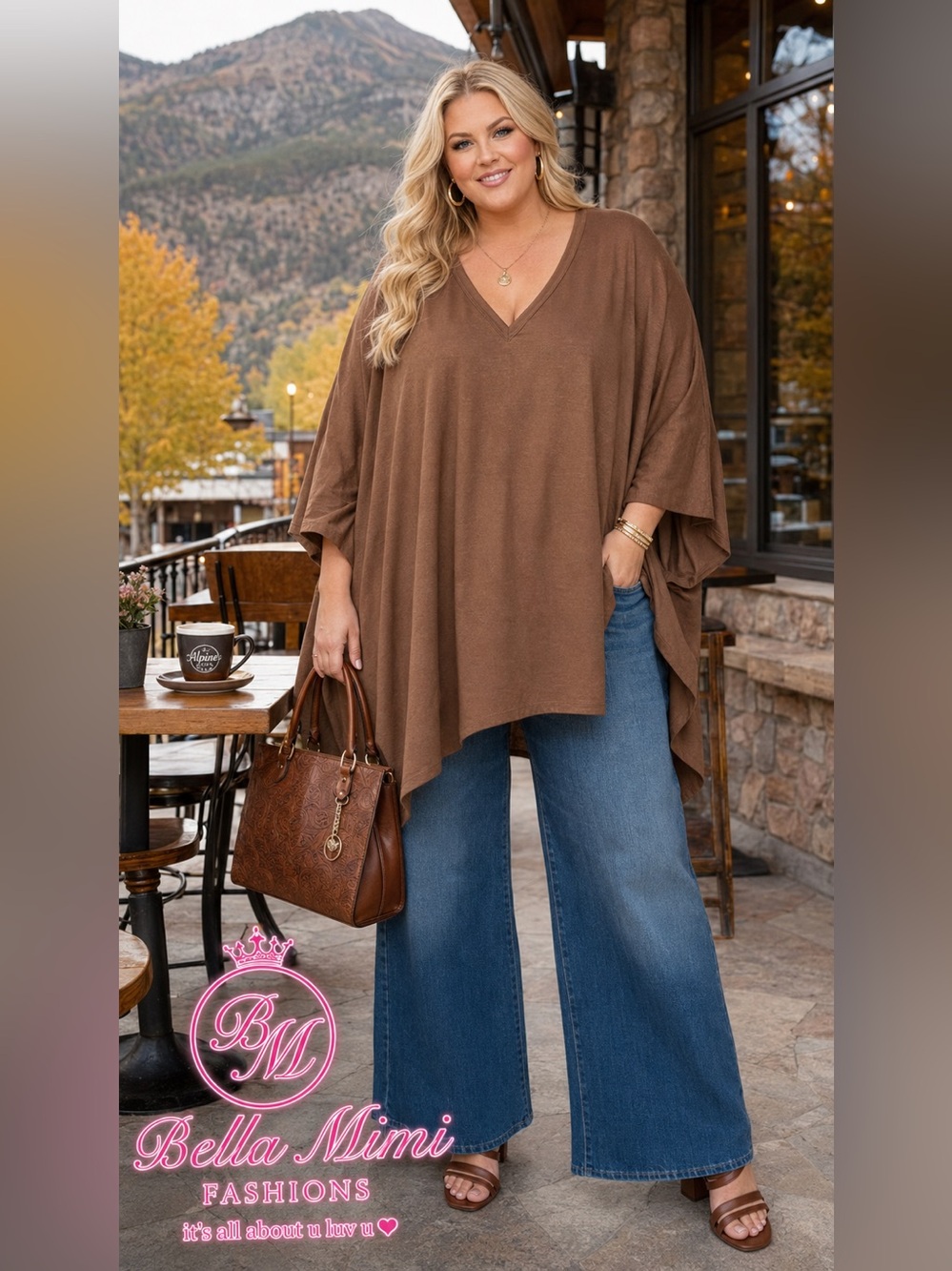 NIB Zenana Oversize dolman sleeves top size 2X 🤎🤎🤎🤎 BRB SL 09
